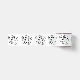 67 Playing Cards Meme Funny Six Seven Satin Ribbon
