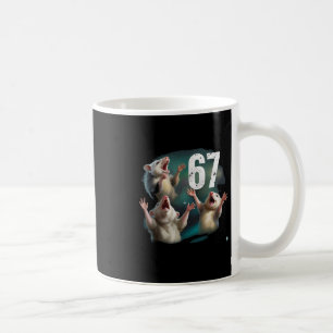 67 Possum Howling At The Moon 67 6 7 Halloween 67 Coffee Mug