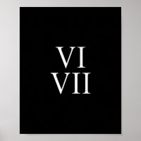 67 Roman Numerals Vi Vii Funny Six Seven Meme Matc