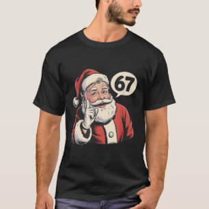 67 Santa Christmas Six Seven Meme T-Shirt