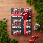 67 Santa Hat Christmas Six Seven Funny Sayings Wrapping Paper<br><div class="desc">67 Santa Hat Christmas Six Seven Funny Sayings</div>