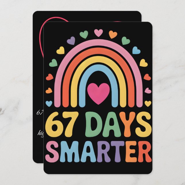 67 School Days, Basketball Mum Journey 2026 Holiday Card (Front/Back)