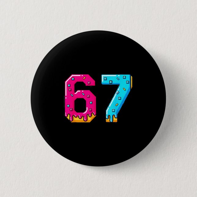 67 Shirt Baseball Life Style 101 Apparel Youth Dri 6 Cm Round Badge (Front)