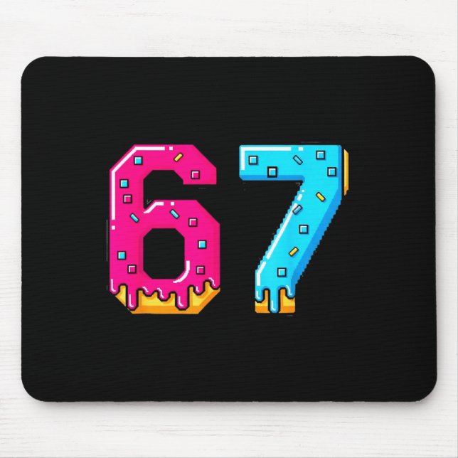 67 Shirt Baseball Life Style 101 Apparel Youth Dri Mouse Pad (Front)