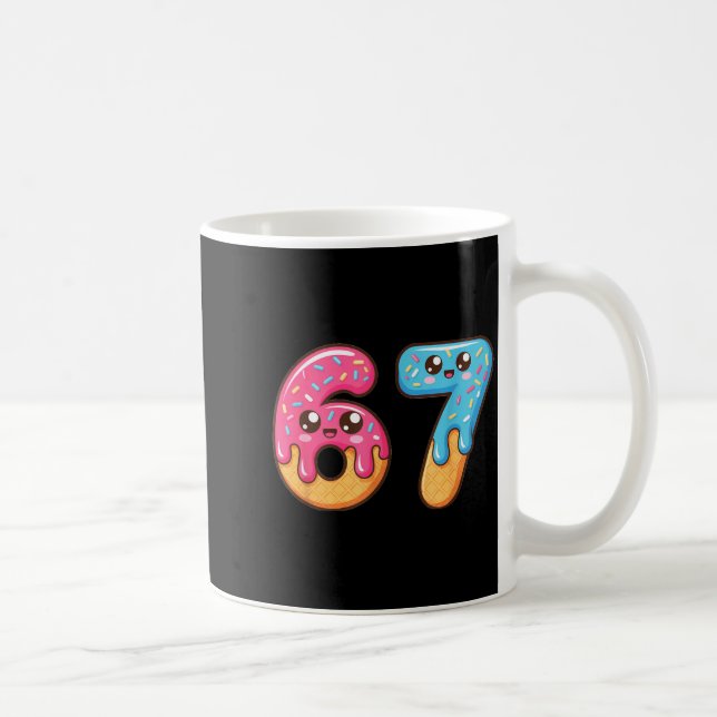 67 Shirt Baseball Lifestyle 101 Apparel Youth Drip Coffee Mug (Right)