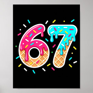 67 Shirt Baseball Lifestyle 101 Apparel Youth Drip Poster
