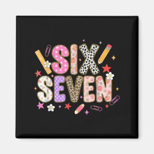 67 Shirt For Teachers 67 Meme Women Teacher Six Se Magnet