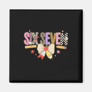 67 Shirt For Teachers 67 Meme Women Teacher Six Se Magnet