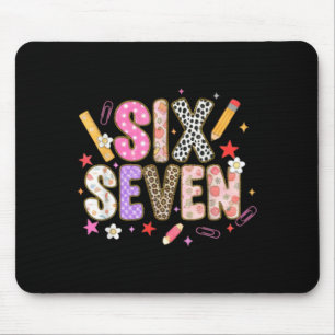 67 Shirt For Teachers 67 Meme Women Teacher Six Se Mouse Pad