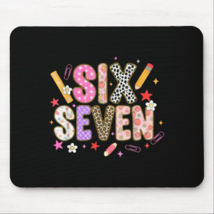 67 Shirt For Teachers 67 Meme Women Teacher Six Se Mouse Pad