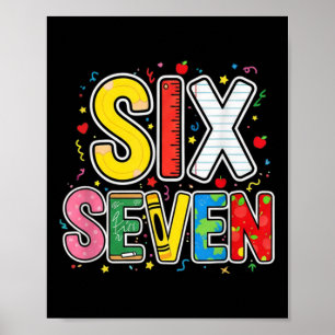 67 Shirt For Teachers 67 Meme Women Teacher Six Se Poster