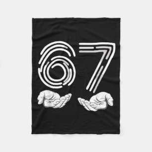 67 Shirt, Funny Shirts 67 Kid Meme Six Seven Graph Fleece Blanket