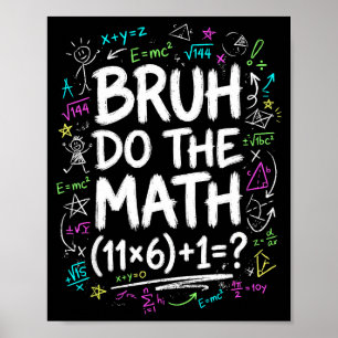 67 Shirt Six Seven Meme 6-7 Boys Kids Girls Bruh D Poster