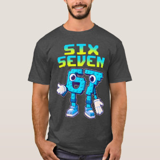 67 Si Seven 67 Funny Italian Brainrot Gaming Meme  T-Shirt