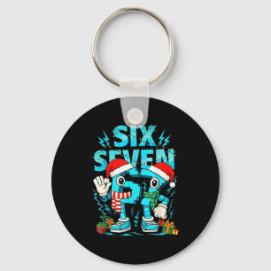 67 Six Seven 6-7 - Funny Italian Brainrot Kids Gam Key Ring