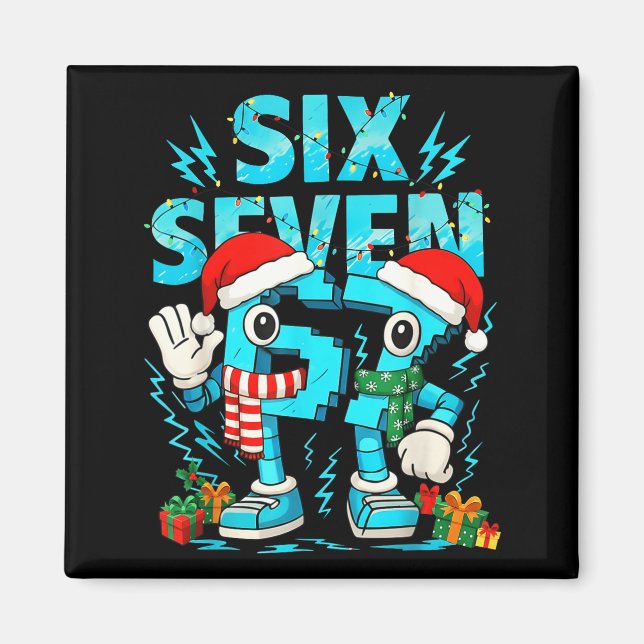 67 Six Seven 6-7 - Funny Italian Brainrot Kids Gam Magnet (Front)