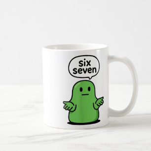 67 Six Seven 6-7 Green Blob Slime - Funny Kids Bra Coffee Mug
