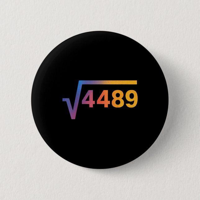 67 Six Seven 6-7 Meme  6 Cm Round Badge (Front)