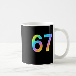 67 Six Seven 6 7 Meme Design Funny 6 7 1 Coffee Mug