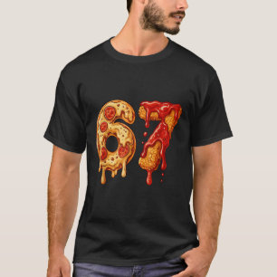 67 Six Seven 6-7 Pizza & Chicken Nugget - Kids Bra T-Shirt