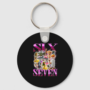 67 Six Seven Birthday Meme Viral Italian Brainrot Key Ring