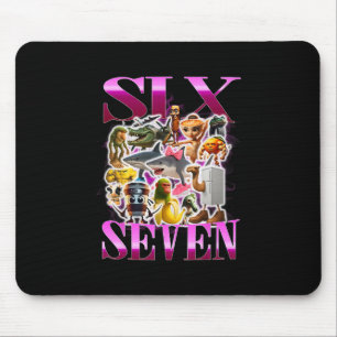 67 Six Seven Birthday Meme Viral Italian Brainrot Mouse Pad