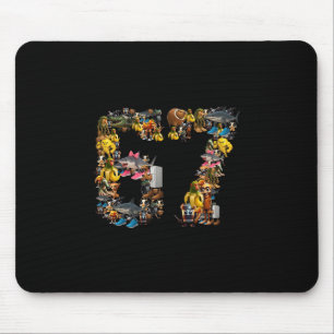 67 Six Seven Birthday Meme Viral Italian Brainrot Mouse Pad