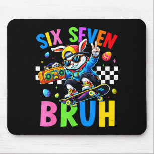 67 Six Seven Bruh Bunny For Kids Girls Boy Women E Mouse Pad