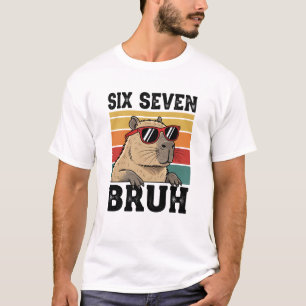67 Six Seven Bruh Capybara T-Shirt