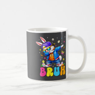 67 Six Seven Bruh Dabbing Bunny With Sungles Easte Coffee Mug