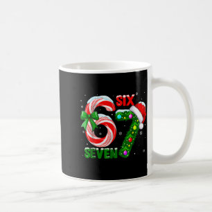 67 Six Seven Bruh Funny Christmas 6 7 Meme Men Wom Coffee Mug