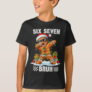 67 Six Seven Burh Christmas Gingerbread 6 7 Meme M T-Shirt