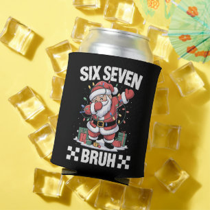 67 Six Seven Burh Funny Christmas 6 7 Meme Can Cooler