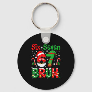 67 Six Seven Burh Funny Christmas 6 7 Meme Men Wom Key Ring