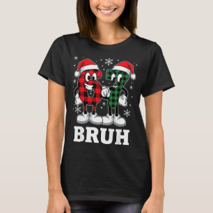 67 Six Seven Christmas Bruh Funny Italian Brainrot T-Shirt
