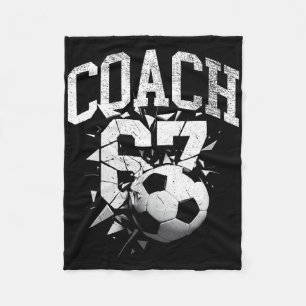 67 Six Seven Coach Soccer Gen Alpha Brainrot Meme Fleece Blanket