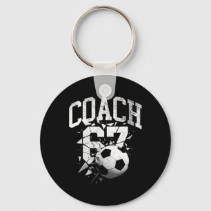 67 Six Seven Coach Soccer Gen Alpha Brainrot Meme  Key Ring
