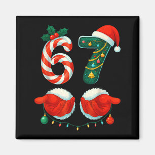 67 Six Seven Couple Pajamas Christmas For Men Wome Magnet