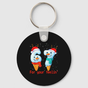 67 Six Seven For Your Feelin' Meme Christmas Kids Key Ring