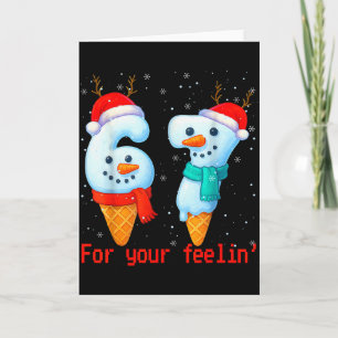 67 Six Seven For Your Feelin Meme Christmas Kids S Card