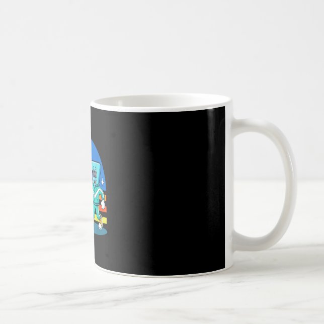 67 Six Seven Fun Meme Funny Design Kids School Coffee Mug (Right)
