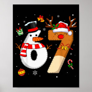 67 Six Seven Funny Christmas Shirts Boys Girls Kid Poster