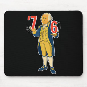 67 Six Seven Funny George Washington Meme Mouse Pad