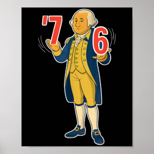 67 Six Seven Funny George Washington Meme T-shirt_ Poster