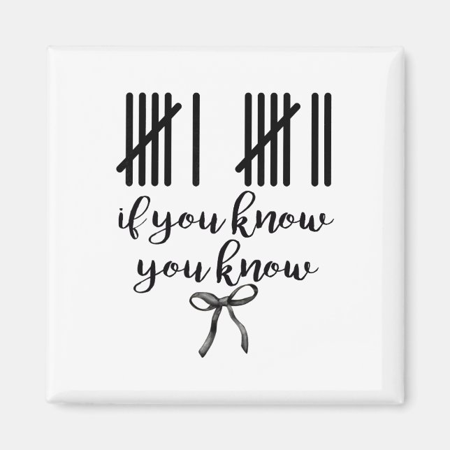 67 Six Seven Funny If You Know You Know 6 7 Six Se Magnet (Front)