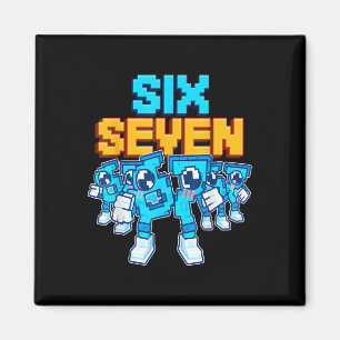 67 Six Seven Funny Italian Brainrot Kids Gaming Me Magnet