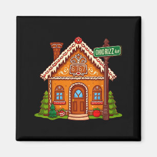 67 Six Seven Gingerbread House Funny Teacher Chris Magnet