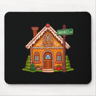 67 Six Seven Gingerbread House Funny Teacher Chris Mouse Pad