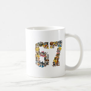67 Six Seven Hamburgers Brainrot Viral Meme Hallow Coffee Mug