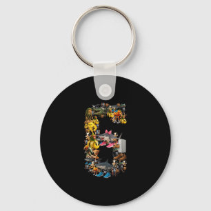 67 Six Seven Italian Brainrot Christmas Matching C Key Ring